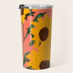 Sunflowers 15 Travel Mug Gallery Image 3