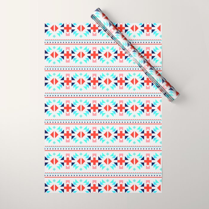 geometry navajo pattern Wrapping Paper Gallery Image 1