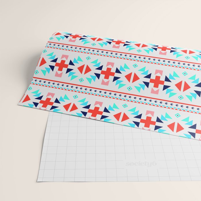 geometry navajo pattern Wrapping Paper Gallery Image 2