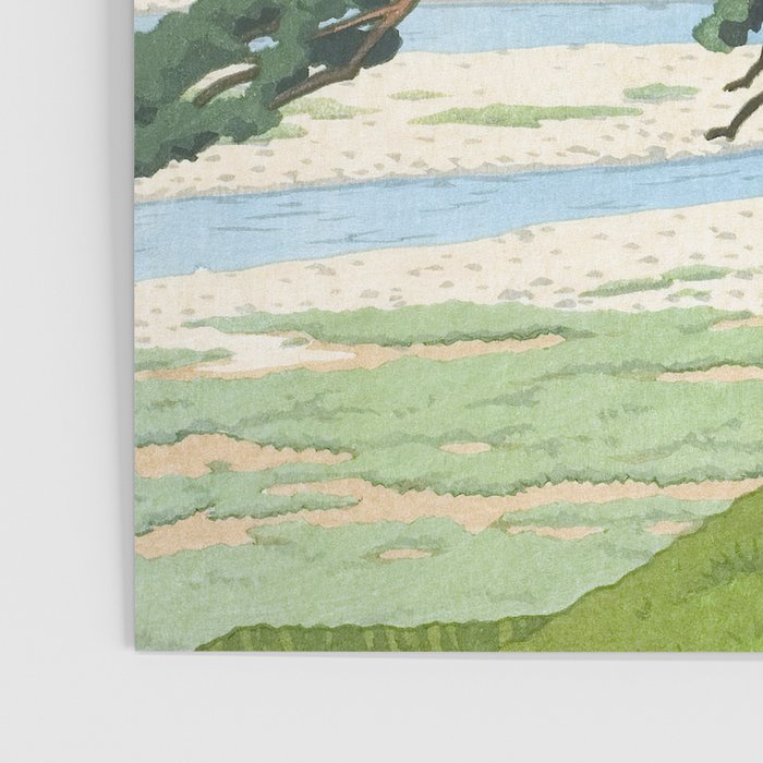 Hasui Kawase, Ruins Of Takiyama Castle, Tokyo - Vintage Japanese Woodblock Print Art Poster Gallery Image 3