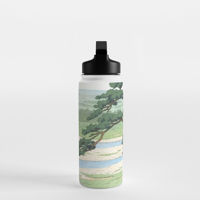 Hasui Kawase, Ruins Of Takiyama Castle, Tokyo - Vintage Japanese Woodblock Print Art Water Bottle Gallery Image 3