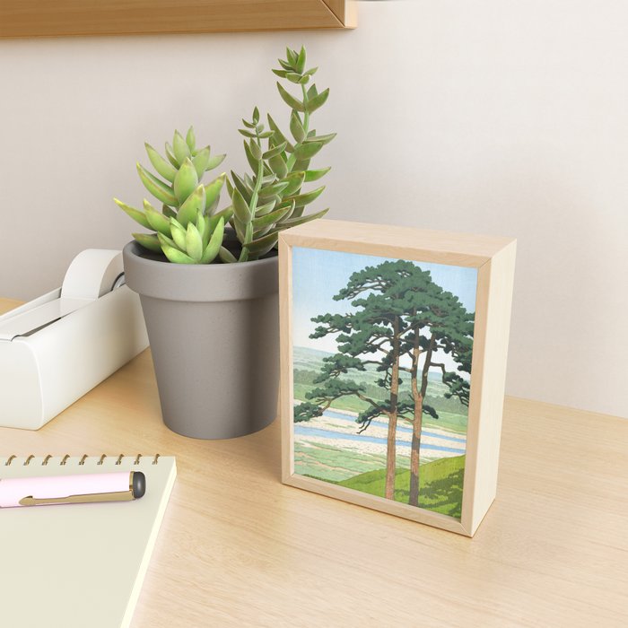 Hasui Kawase, Ruins Of Takiyama Castle, Tokyo - Vintage Japanese Woodblock Print Art Mini Art Print Gallery Image 2