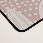 Boho Rustic Palm Radiance Mauve Desk Mat Gallery Image 4