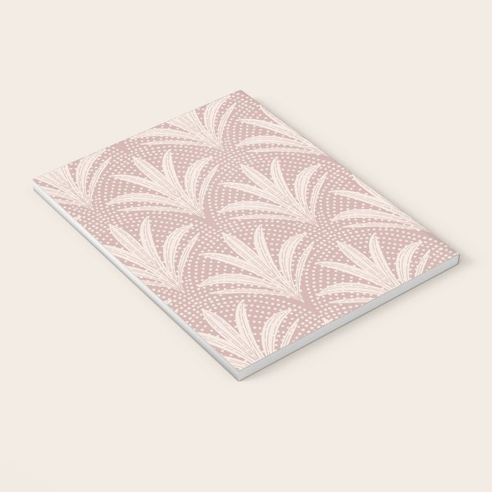 Boho Rustic Palm Radiance Mauve Notebook Gallery Image 3