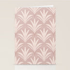 Boho Rustic Palm Radiance Mauve Stationery Card Gallery Image 2