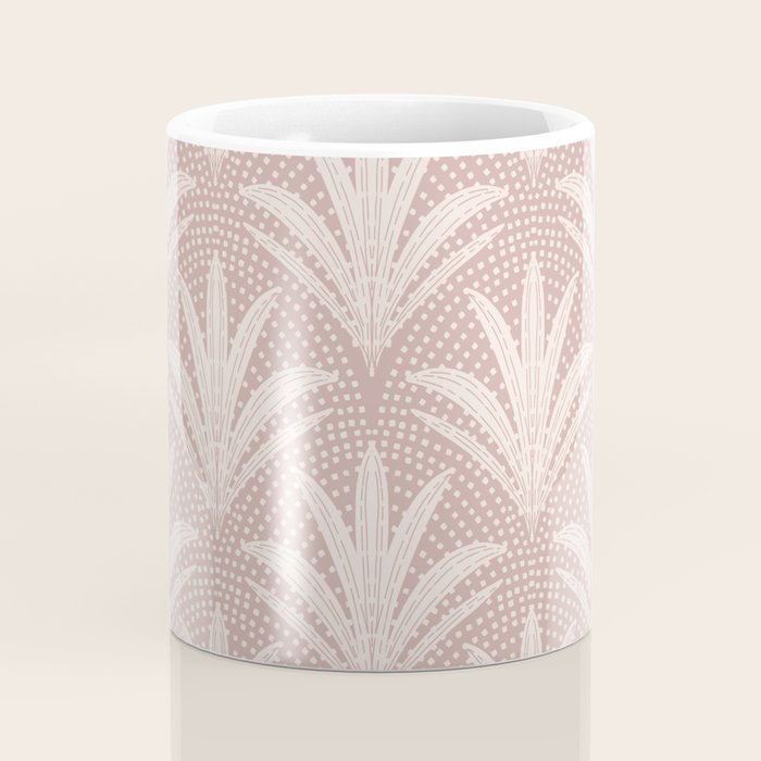 Boho Rustic Palm Radiance Mauve Coffee Mug Gallery Image 4