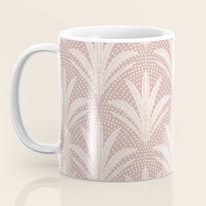 Boho Rustic Palm Radiance Mauve Coffee Mug Gallery Image 3