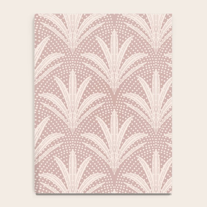 Boho Rustic Palm Radiance Mauve Notebook Gallery Image 4