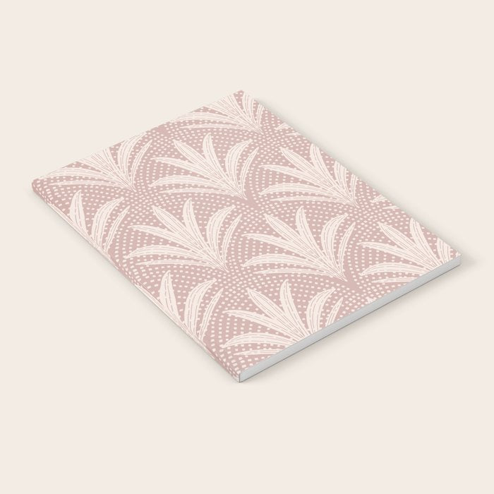 Boho Rustic Palm Radiance Mauve Notebook Gallery Image 2