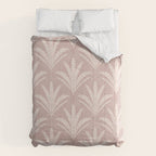 Boho Rustic Palm Radiance Mauve Comforter Gallery Image 6