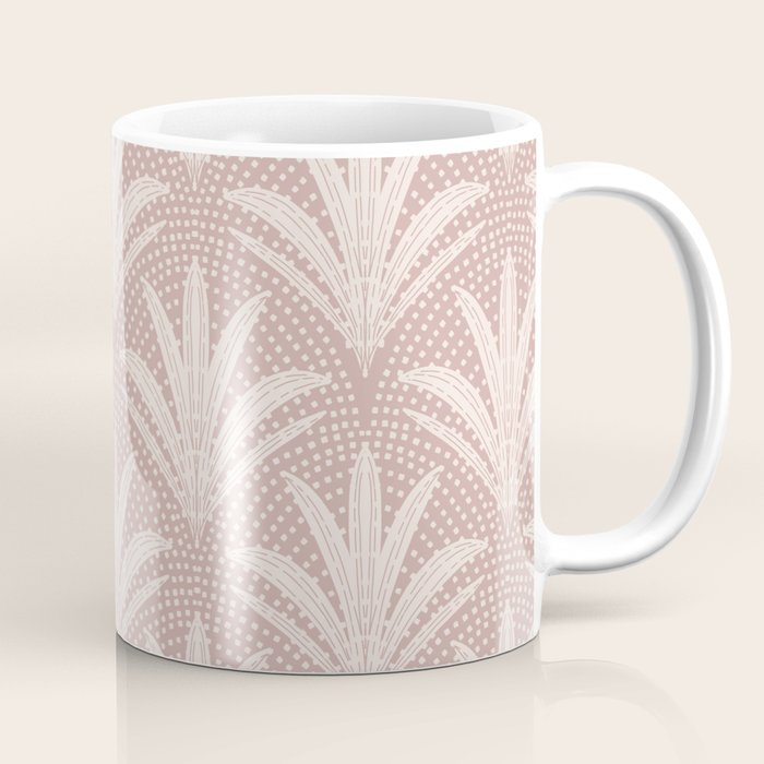 Boho Rustic Palm Radiance Mauve Coffee Mug Gallery Image 1