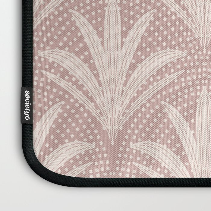 Boho Rustic Palm Radiance Mauve Laptop Sleeve Gallery Image 3