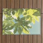 Fig Leaves Outdoor Rug Gallery Image 1