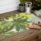 Fig Leaves Outdoor Rug Gallery Image 2