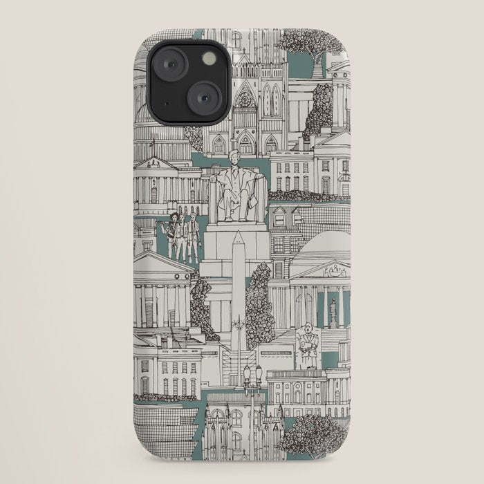 Washington DC toile juniper iPhone Case Gallery Image 18