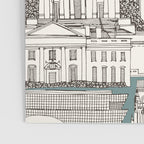Washington DC toile juniper Poster Gallery Image 3