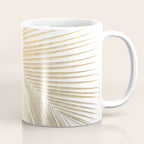 Palm leaf - gold Coffee Mug Gallery Image 1