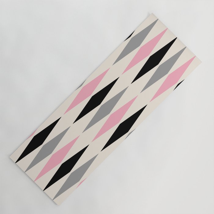 Mid Century Modern Geometric Googie Design  235 Populuxe Yoga Mat Gallery Image 1