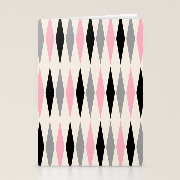 Mid Century Modern Geometric Googie Design  235 Populuxe Stationery Card Gallery Image 2