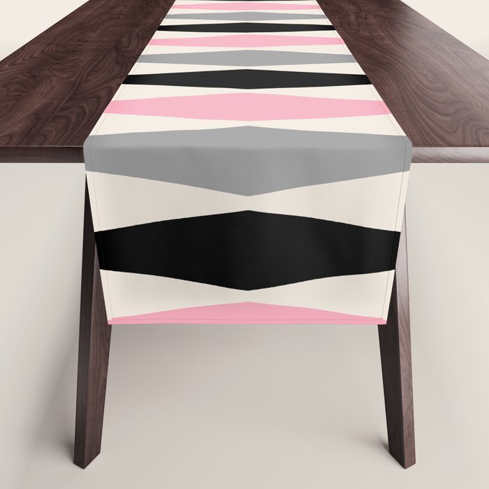 Mid Century Modern Geometric Googie Design  235 Populuxe Table Runner Gallery Image 1