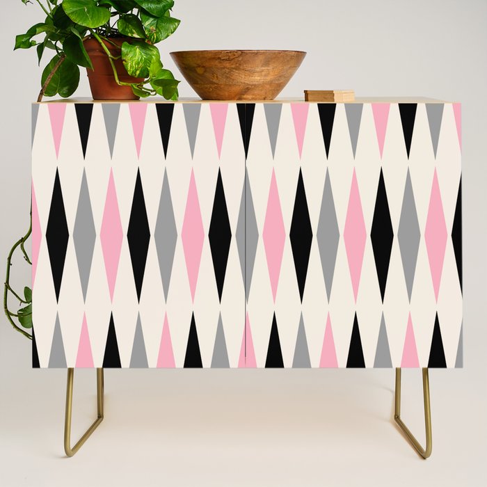 Mid Century Modern Geometric Googie Design  235 Populuxe Credenza Gallery Image 1