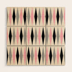 Mid Century Modern Geometric Googie Design  235 Populuxe Wood Wall Art Gallery Image 1