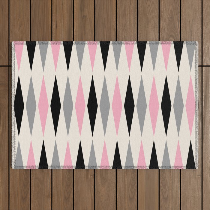 Mid Century Modern Geometric Googie Design  235 Populuxe Outdoor Rug Gallery Image 1