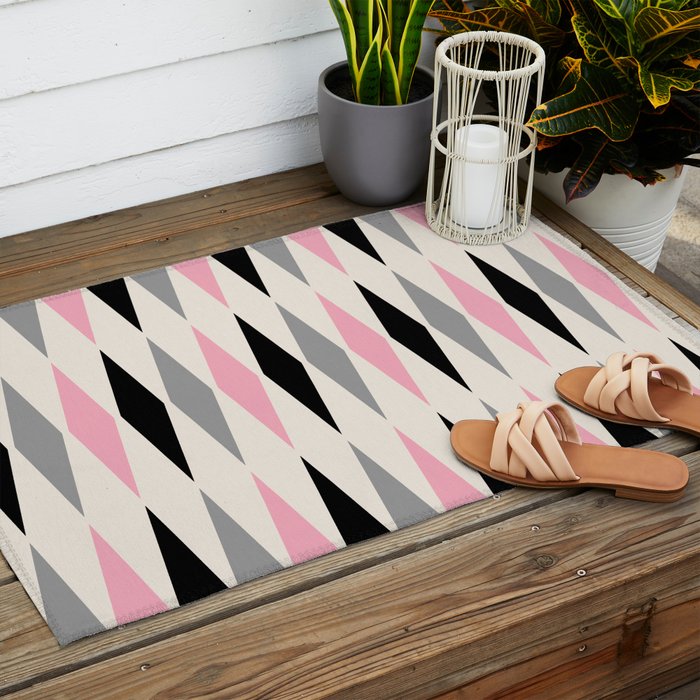 Mid Century Modern Geometric Googie Design  235 Populuxe Outdoor Rug Gallery Image 2