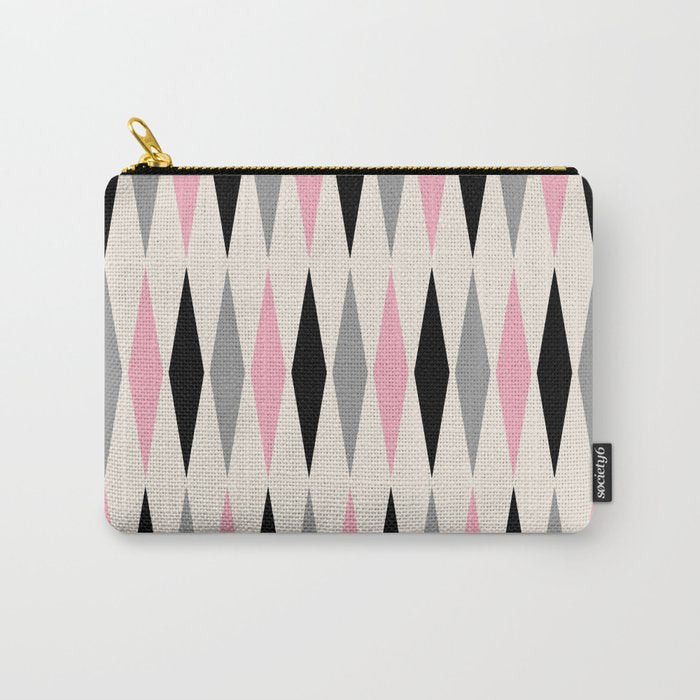 Mid Century Modern Geometric Googie Design  235 Populuxe Carry All Pouch Gallery Image 1
