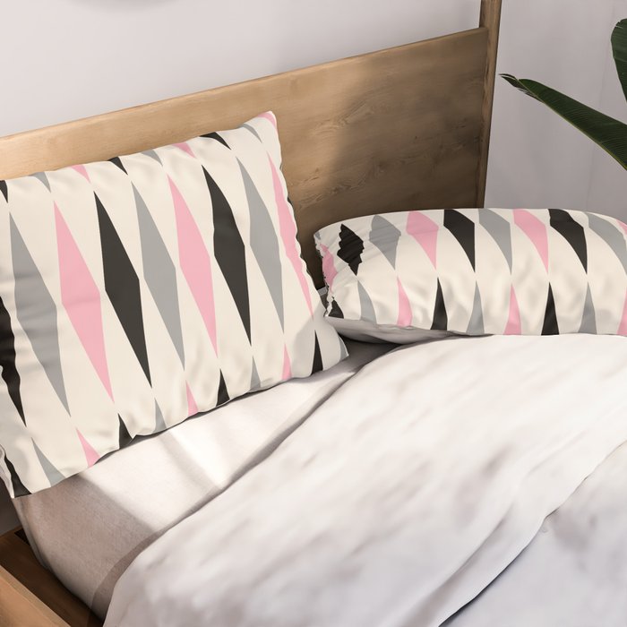 Mid Century Modern Geometric Googie Design  235 Populuxe Pillow Sham Gallery Image 2
