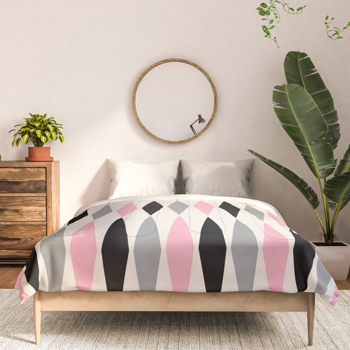 Mid Century Modern Geometric Googie Design  235 Populuxe Comforter Gallery Image 3