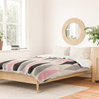 Mid Century Modern Geometric Googie Design  235 Populuxe Duvet Cover Gallery Image 2