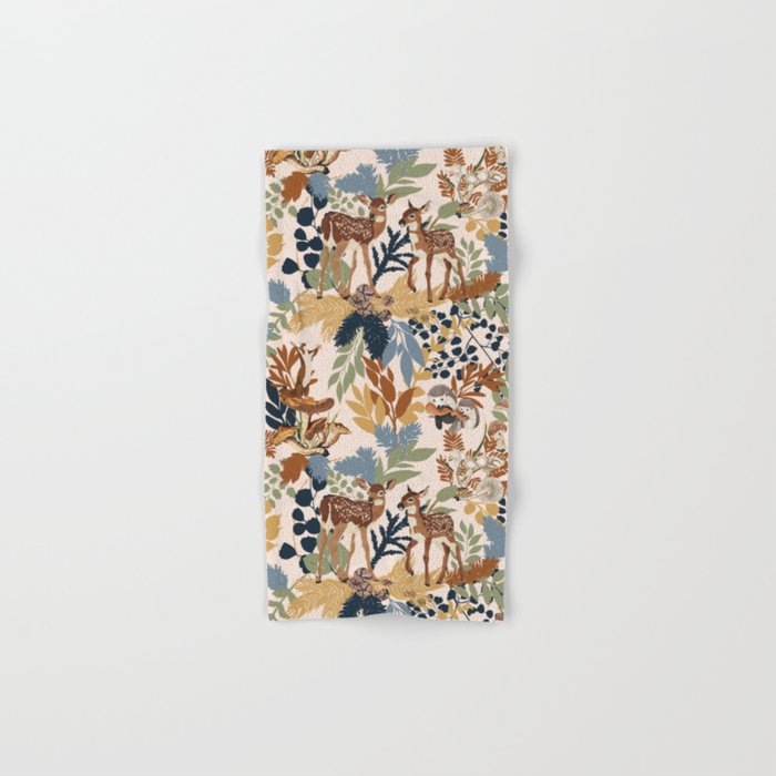 Colorful Forest Animals A Bath Towel Gallery Image 1