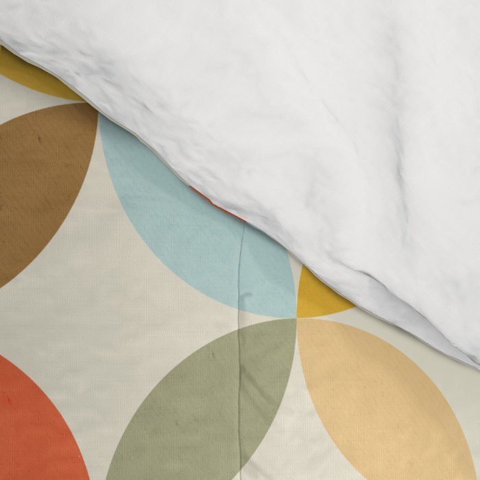  Mid-Century Mod Retro Pattern Comforter Gallery Image 4
