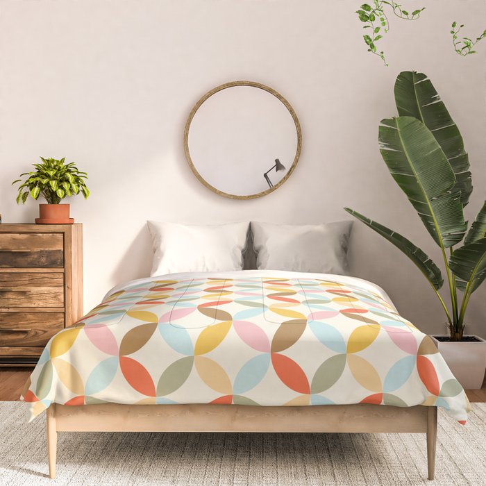  Mid-Century Mod Retro Pattern Comforter Gallery Image 3