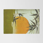 Bamboo and rising sun Date/ 1829 Artist/ Utagawa Kunimaru Japanese, 1793-1829 Vintage Japanese Woodblock Print East Asian Cultural Antique Art  Rug Gallery Image 2