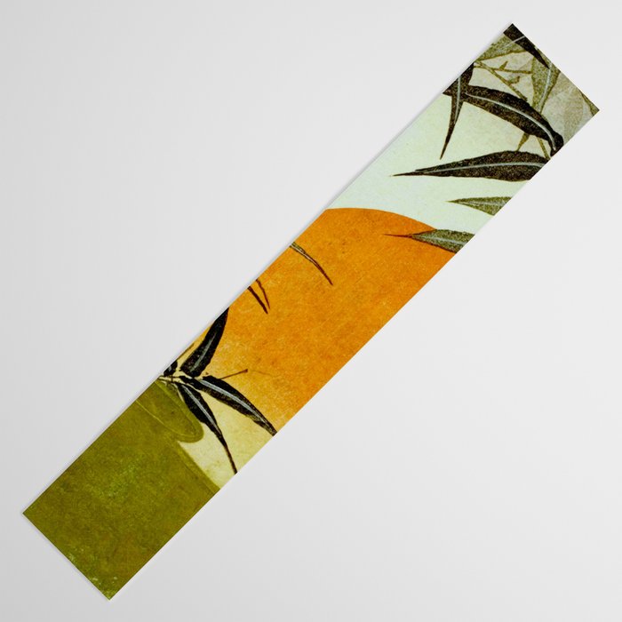 Bamboo and rising sun Date/ 1829 Artist/ Utagawa Kunimaru Japanese, 1793-1829 Vintage Japanese Woodblock Print East Asian Cultural Antique Art  Table Runner Gallery Image 3
