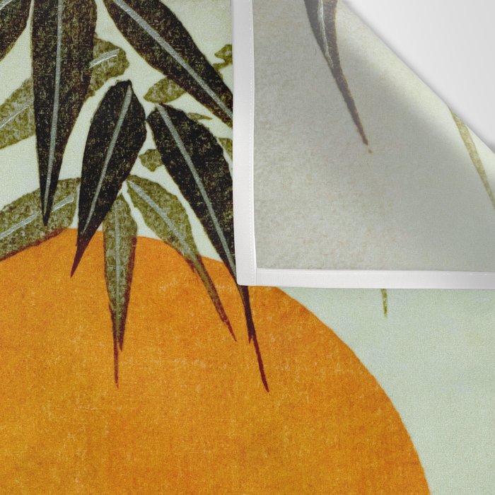 Bamboo and rising sun Date/ 1829 Artist/ Utagawa Kunimaru Japanese, 1793-1829 Vintage Japanese Woodblock Print East Asian Cultural Antique Art  Wall Tapestry Gallery Image 3