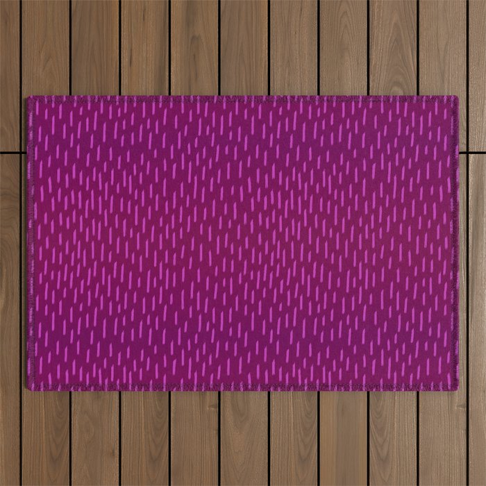 Magenta Dash Outdoor Rug Gallery Image 1