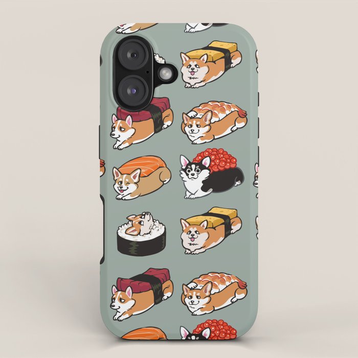 Sushi  Corgi iPhone Case Gallery Image 1