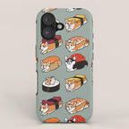 Sushi  Corgi iPhone Case Gallery Image 1
