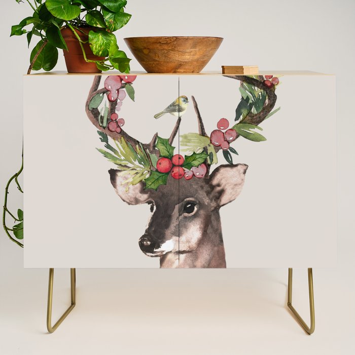 Christmas Deer Credenza Gallery Image 1