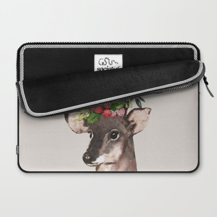 Christmas Deer Laptop Sleeve Gallery Image 2