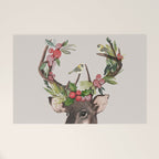Christmas Deer Welcome Mat Gallery Image 1