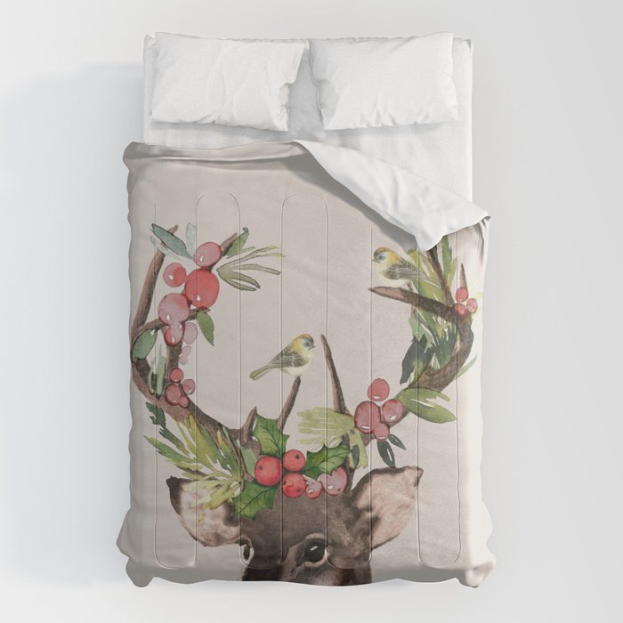 Christmas Deer Comforter Gallery Image 1