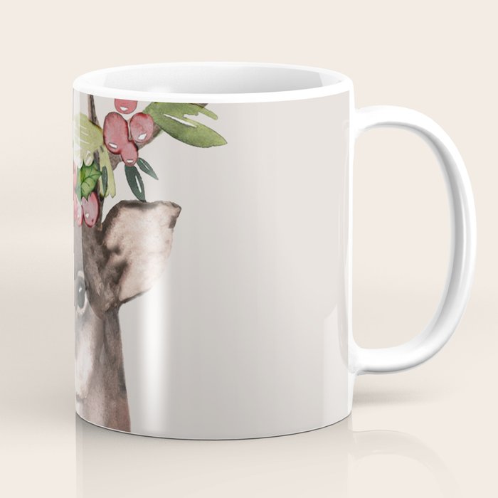 Christmas Deer Coffee Mug Gallery Image 1