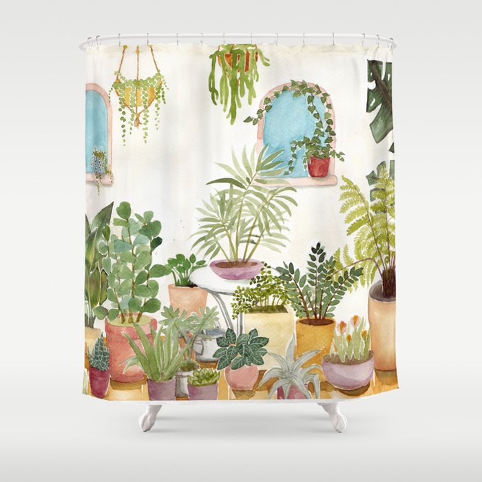 plant lady Shower Curtain Gallery Image 1