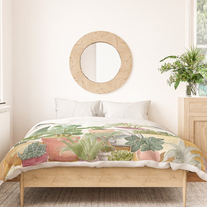 plant lady Duvet Cover Gallery Image 3