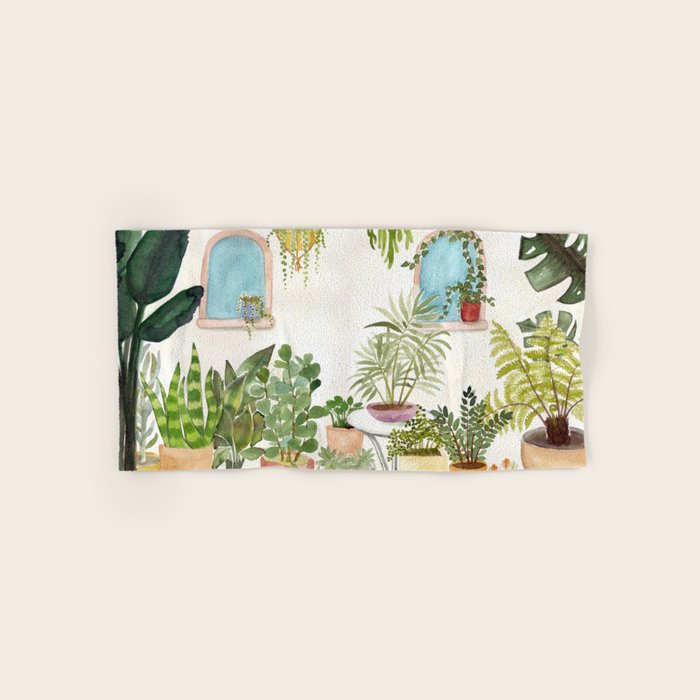 plant lady Bath Towel Gallery Image 1