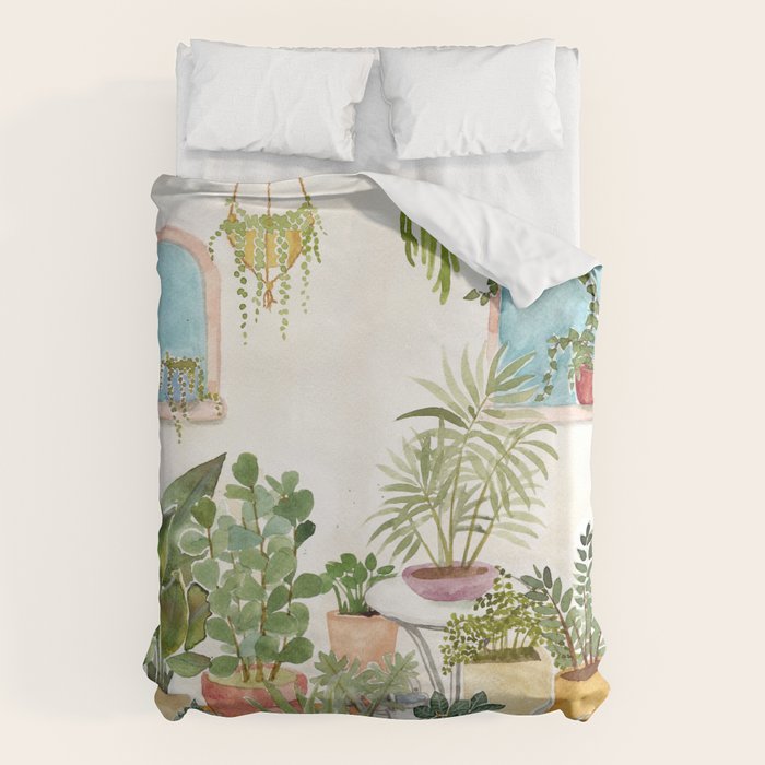 plant lady Duvet Cover Gallery Image 1